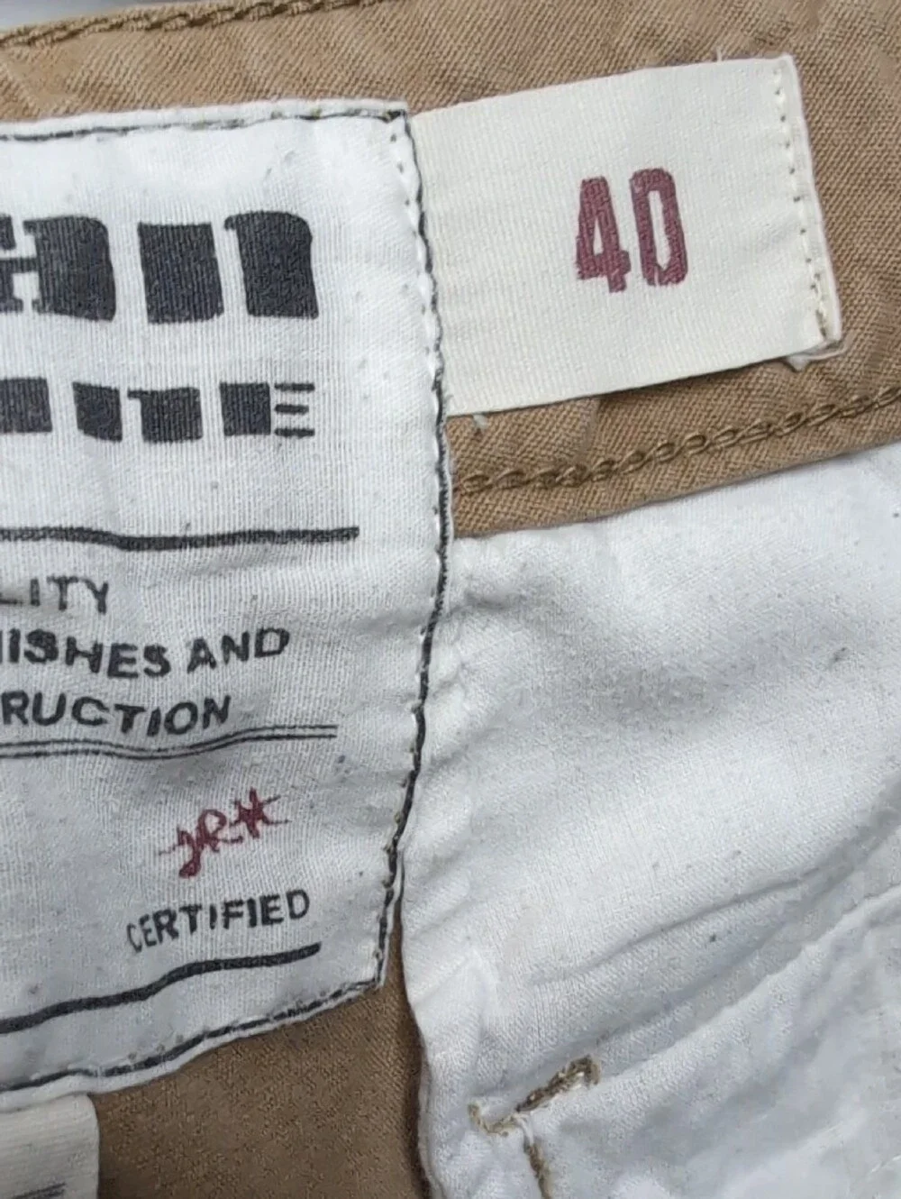 urban pipeline Tan Cargo Shorts with Utility Pockets 40